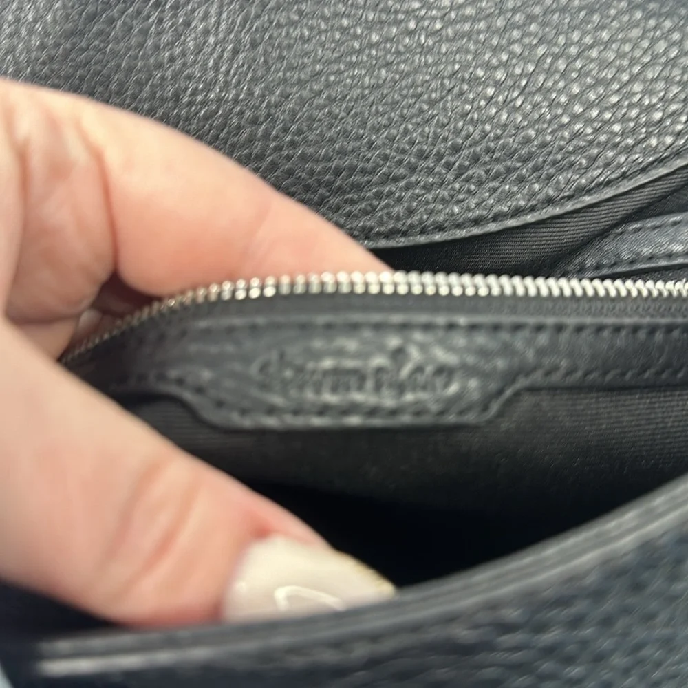 Steven Alan  Kate Satchel Purse Black Crossbody Hybrid Bag